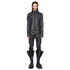 JULIUS 917BLM3-CK Black / Seamed Skinny Jacket